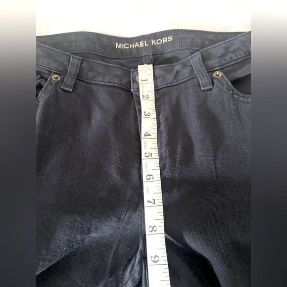 Michael Kors women’s blue capri with rivets at the side of pockets size 8​​​ - Picture 5 of 8